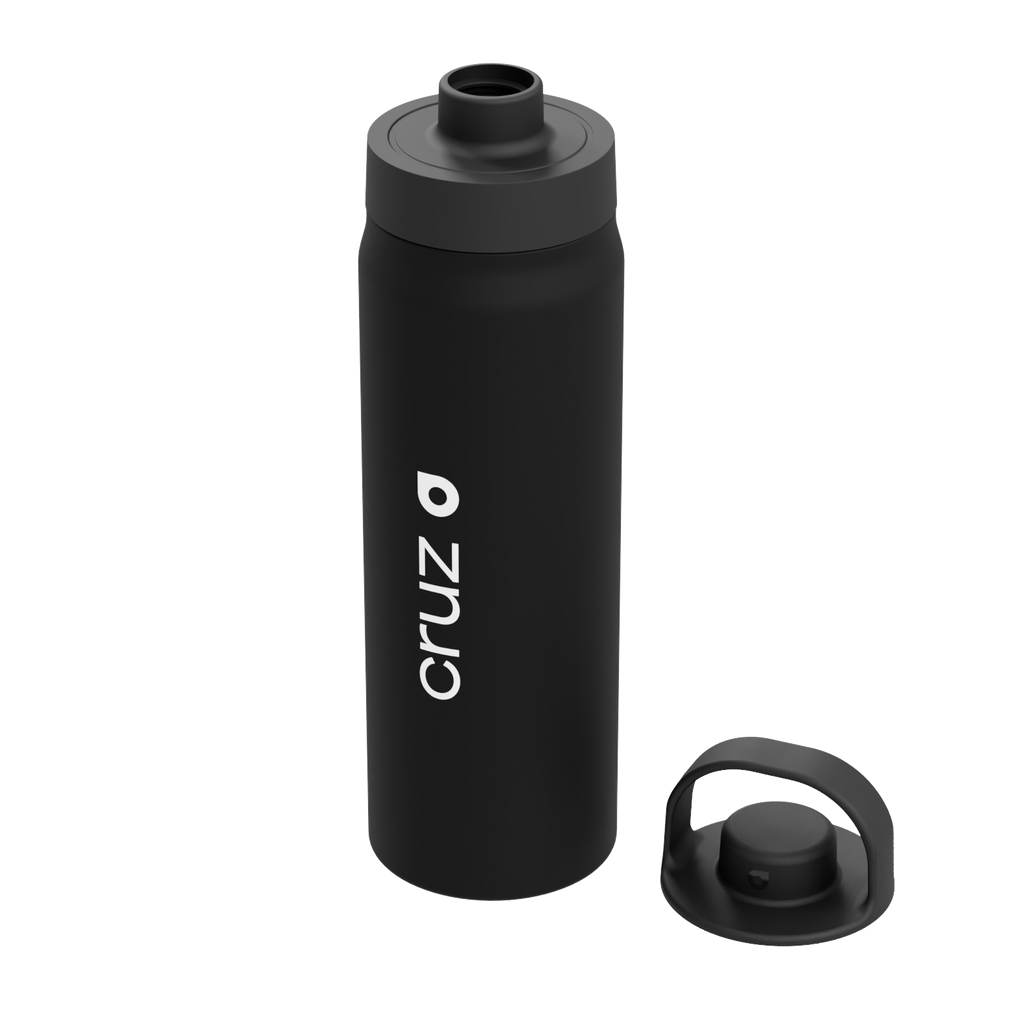 Zulu Ace 24oz Stainless Steel Water Bottle - Black